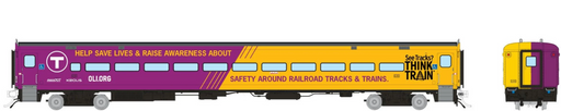 Rapido Trains 1084024 HO Scale Comet Car MBTA - Operation Lifesaver Coach 649