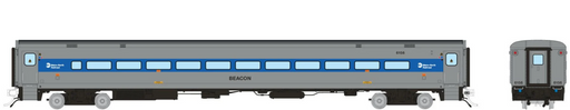 Rapido Trains 1084028 HO Scale Comet Car Metro North - Modern Coach 6156 "Beacon"