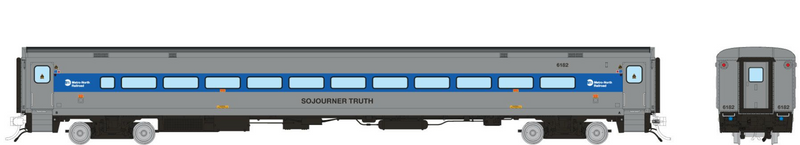 Rapido Trains 1084029 HO Scale Comet Car Metro North - Modern Coach 6182 "Sojourner Truth"