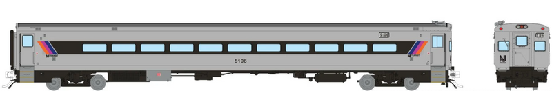 Rapido Trains 1084041 HO Scale Comet I Car NJ Transit Cab Car 5106