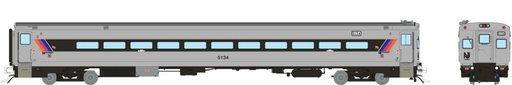 Rapido Trains 1084042 HO Scale Comet I Car NJ Transit - with Ditchlights Cab Car 5134