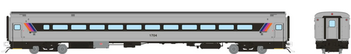 Rapido Trains 1084043 HO Scale Comet I Car NJ Transit - Rebuilt Coach 1704