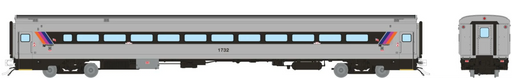 Rapido Trains 1084048 HO Scale Comet I Car NJ Transit - Late 1990s Scheme Coach 1732