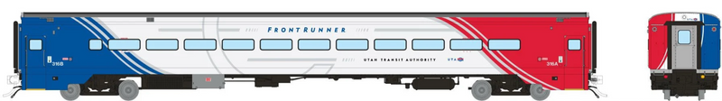 Rapido Trains 1084052 HO Scale Comet I Car Frontrunner / Utah Transit Authority Coach 316