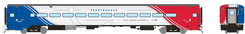 Rapido Trains 1084053 HO Scale Comet I Car Frontrunner / Utah Transit Authority Coach 317