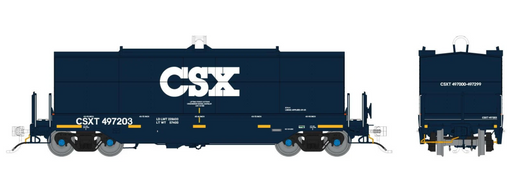 Rapido Trains 1128001 HO Greenbrier Coil Car: CSX - Blue