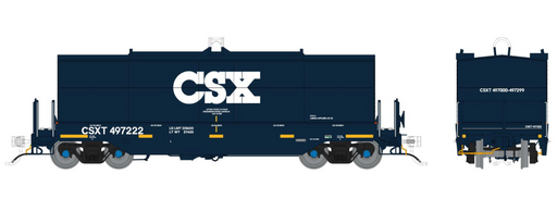 Rapido Trains 1128002 HO Greenbrier Coil Car: CSX - Blue