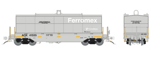 Rapido Trains 1128003 HO Greenbrier Coil Car: Ferromex (AOK) - Gray