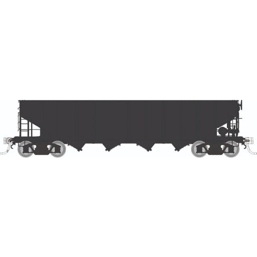 Rapido Trains 1137099 HO Scale H21G 4 Bay Hopper Painted Unlettered