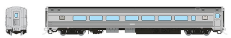 Rapido Trains 115099 HO Budd Coach: Painted Unlettered