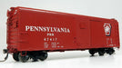 Rapido Trains 123004 HO Scale X31A Single Door Boxcar Shadow Keystone Pennsylvania PRR 6 Pack