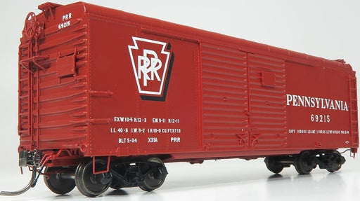Rapido Trains 123009 HO Scale X31A Double Door Boxcar Shadow Keystone Pennsylvania PRR 6 Pack