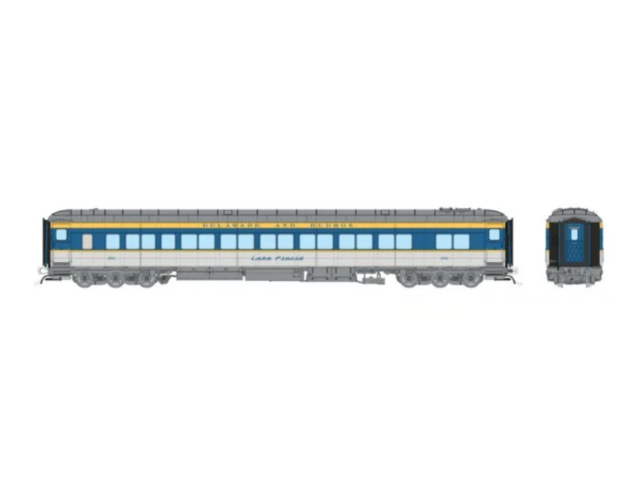 Rapido Trains 125013 HO Balloon Top Coach Delaware & Hudson D&H 202 Lake Placid