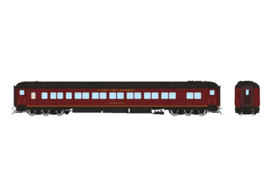Rapido Trains 125024 HO Balloon Top Coach Cape Cod Central 202 Great Island