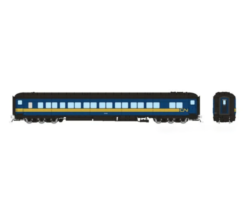 Rapido Trains 125026 HO Balloon Top Coach Canadian National Northern Alberta CN 5099