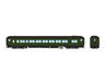 Rapido Trains 125099 HO Balloon Top Coach Painted Green Unlettered
