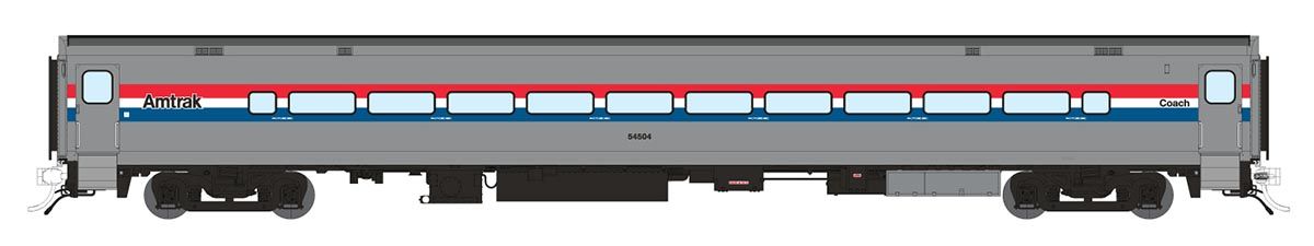 Rapido Trains 128044 HO Scale Horizon ADA Coach Amtrak Phase III 54504