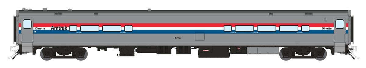 Rapido Trains 128055 HO Scale Horizon Dinette Amtrak Phase III 53503