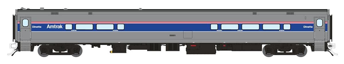 Rapido Trains 128057 HO Scale Horizon Dinette Amtrak Phase IV 53501