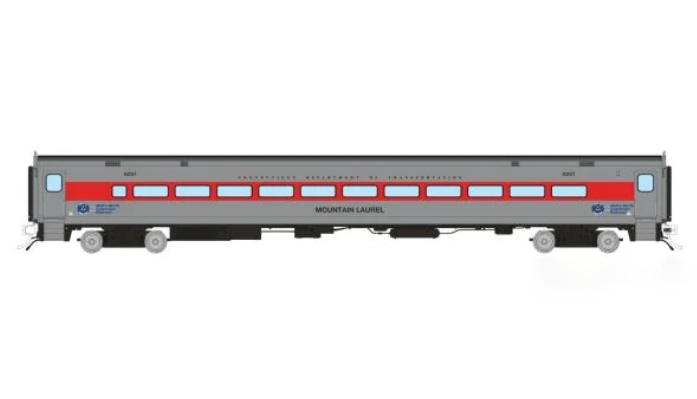 Rapido Trains 128529 HO Scale Comet Coach CT DOT 6251 "Mountain Laurel"