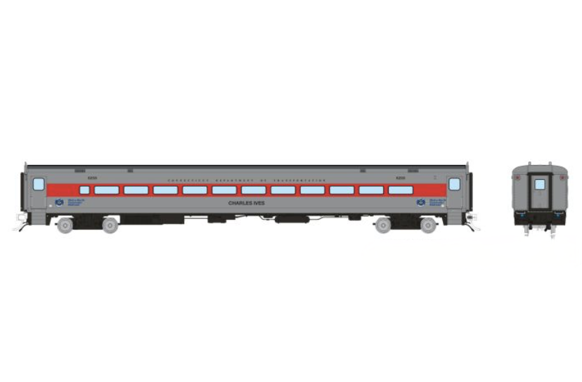 Rapido Trains 128530 HO Scale Comet Coach CT DOT 6259 "Charles Ives"
