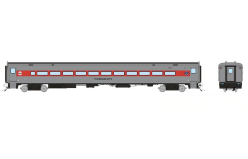 Rapido Trains 128535 HO Scale Comet Coach CT DOT 6274 "Brass City"