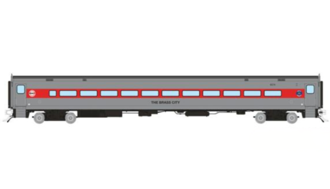 Rapido Trains 128535 HO Scale Comet Coach CT DOT 6274 "Brass City"
