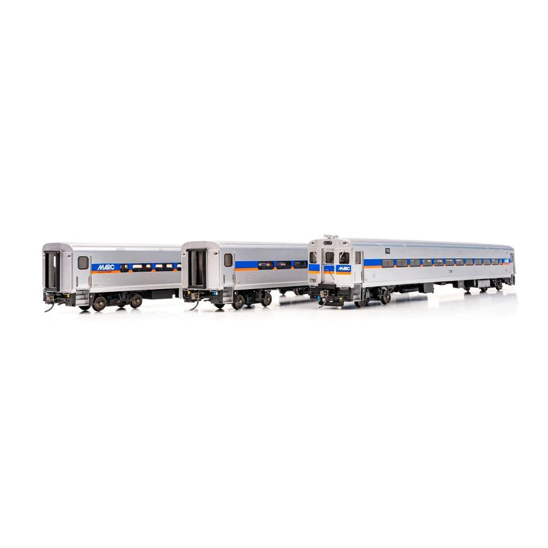 Rapido Trains 128537 HO Scale Comet Coach MARC Set #1