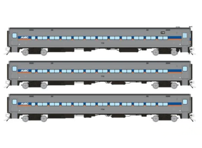 Rapido Trains 128538 HO Scale Comet Coach MARC Set #2