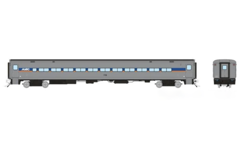 Rapido Trains 128539 HO Scale Comet Coach MARC 7718