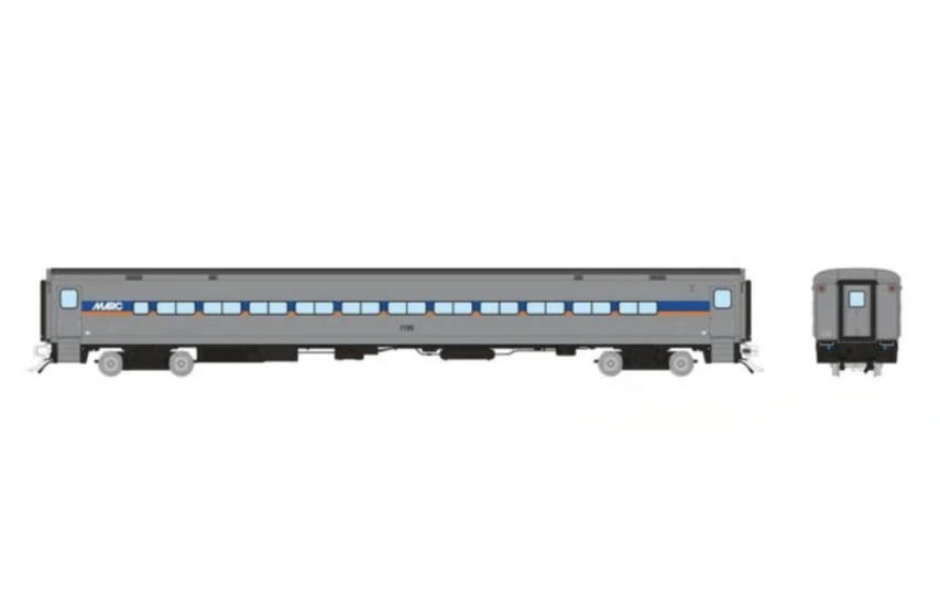 Rapido Trains 128541 HO Scale Comet Coach MARC 7725