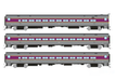Rapido Trains 128543 HO Scale Comet Coach MBTA 3 Car Set #2
