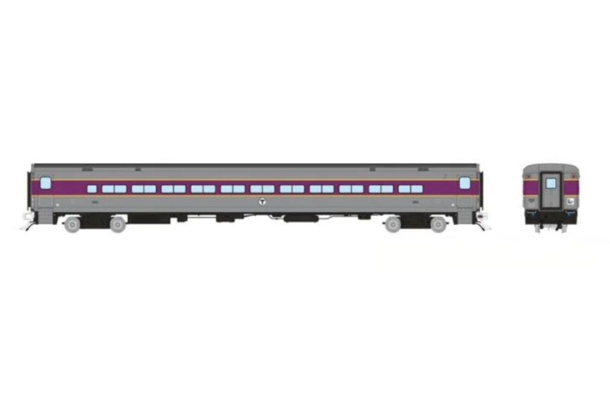 Rapido Trains 128544 HO Scale Comet Coach MBTA 308