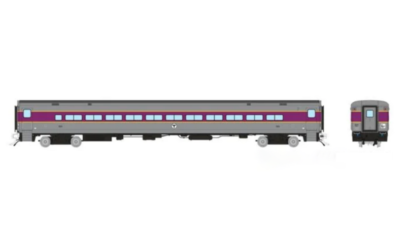 Rapido Trains 128545 HO Scale Comet Coach MBTA 331