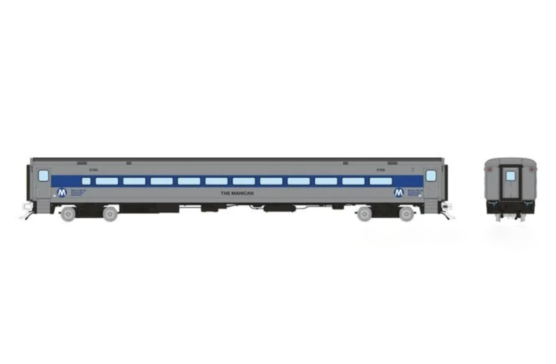 Rapido Trains 128549 HO Scale Comet Coach Metro North 6168 "The Mahican"