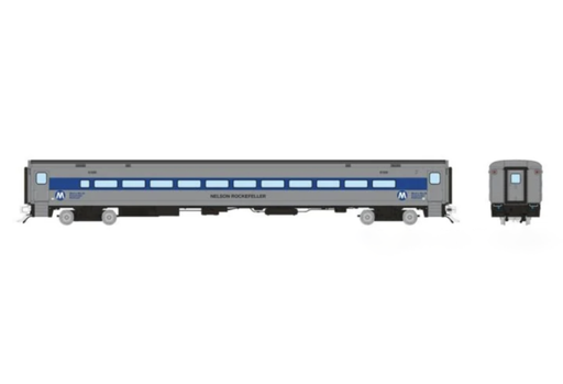 Rapido Trains 128551 HO Scale Comet Coach Metro North 6186 "Nelson Rockefeller"