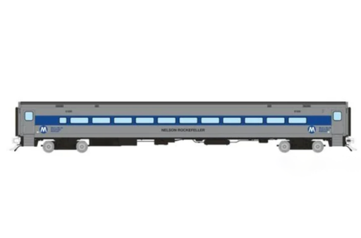 Rapido Trains 128551 HO Scale Comet Coach Metro North 6186 "Nelson Rockefeller"