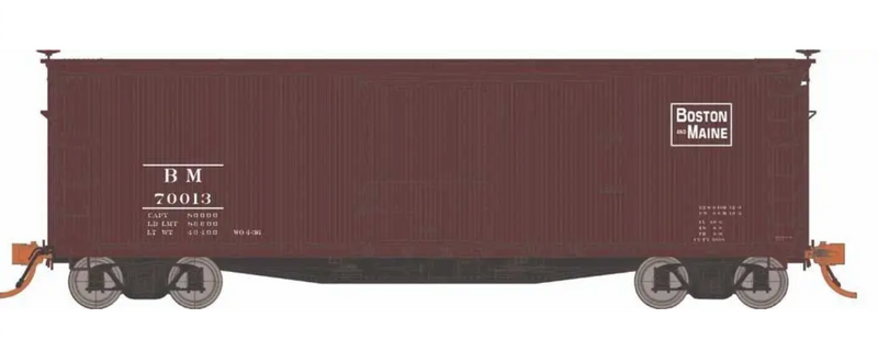 Rapido Trains 130117A HO Scale 40' DS Boxcar Boston & Maine B&M #s Vary