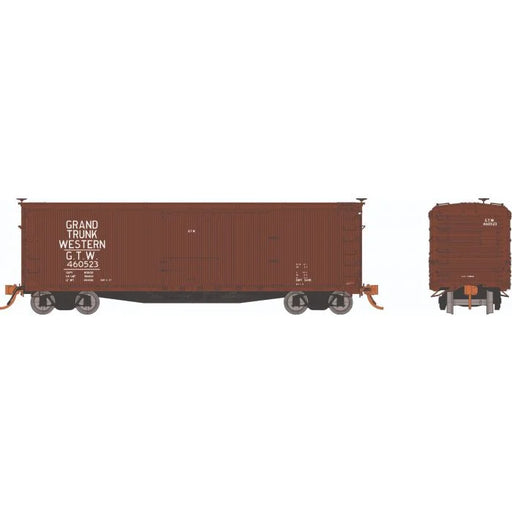 Rapido Trains 130121A HO Scale 40' DS Boxcar Grand Trunk Western GTW #s Vary