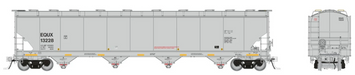 Rapido Trains 136006 HO Trinity 6241 Covered Hopper: EQUX (Equistar Chemicals)
