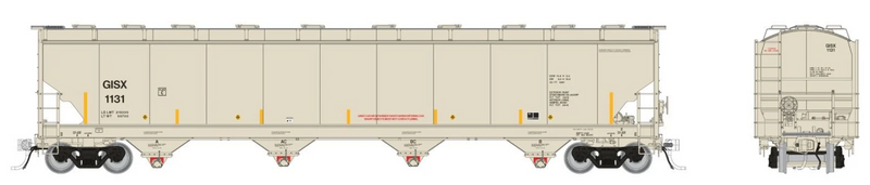Rapido Trains 136008 HO Trinity 6241cuft Covered Hopper: GISX (INEOS Olefins & Polymers)