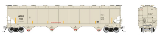 Rapido Trains 136009 HO Trinity 6241 Covered Hopper: GSOX (Sasol Chemicals)