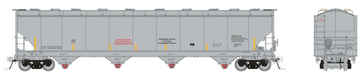 Rapido Trains 136098 HO Trinity 6221 Covered Hopper: Data Only Grey: Single Car
