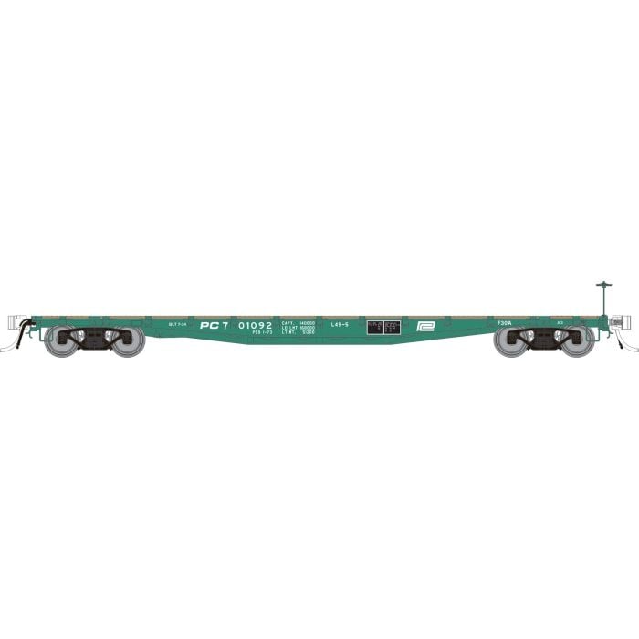 Rapido Trains 138014A HO Scale F30A 50' Flatcar Penn Central PC # Varies