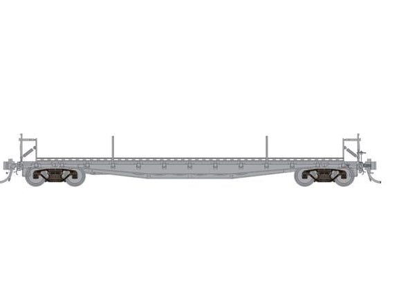 Rapido Trains 138098 HO Scale F30D 50' TOFC Flatcar "Early Style" Undecorated