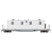 Rapido Trains 138101 HO Scale F30A 50' Flatcar with Camp Van Conrail CR MOW 3 Pack