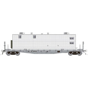 Rapido Trains 138101 HO Scale F30A 50' Flatcar with Camp Van Conrail CR MOW 3 Pack