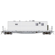 Rapido Trains 138101 HO Scale F30A 50' Flatcar with Camp Van Conrail CR MOW 3 Pack