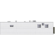 Rapido Trains 138202 HO Scale Kitchen Trailer Painted Unlettered