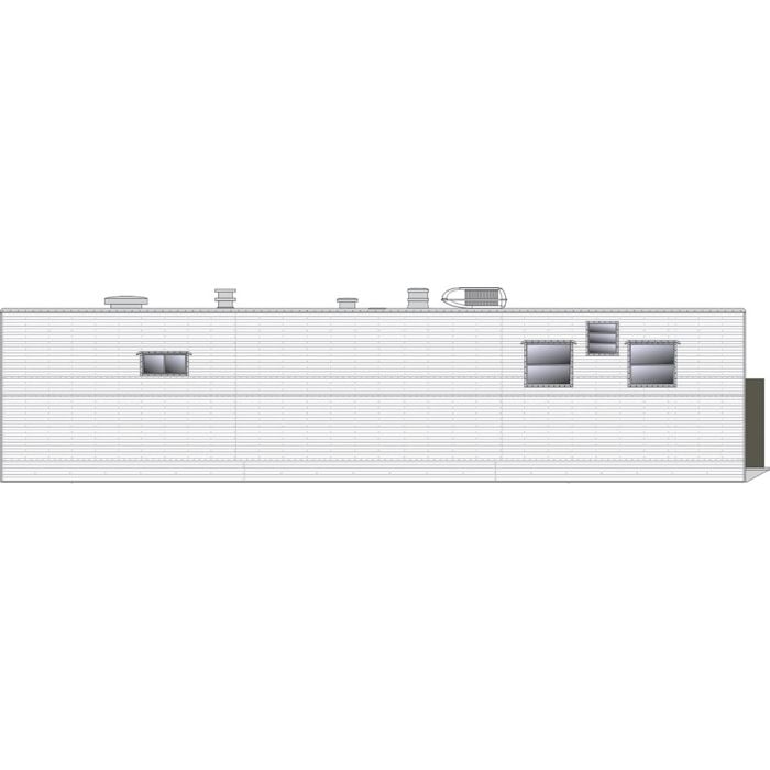 Rapido Trains 138202 HO Scale Kitchen Trailer Painted Unlettered